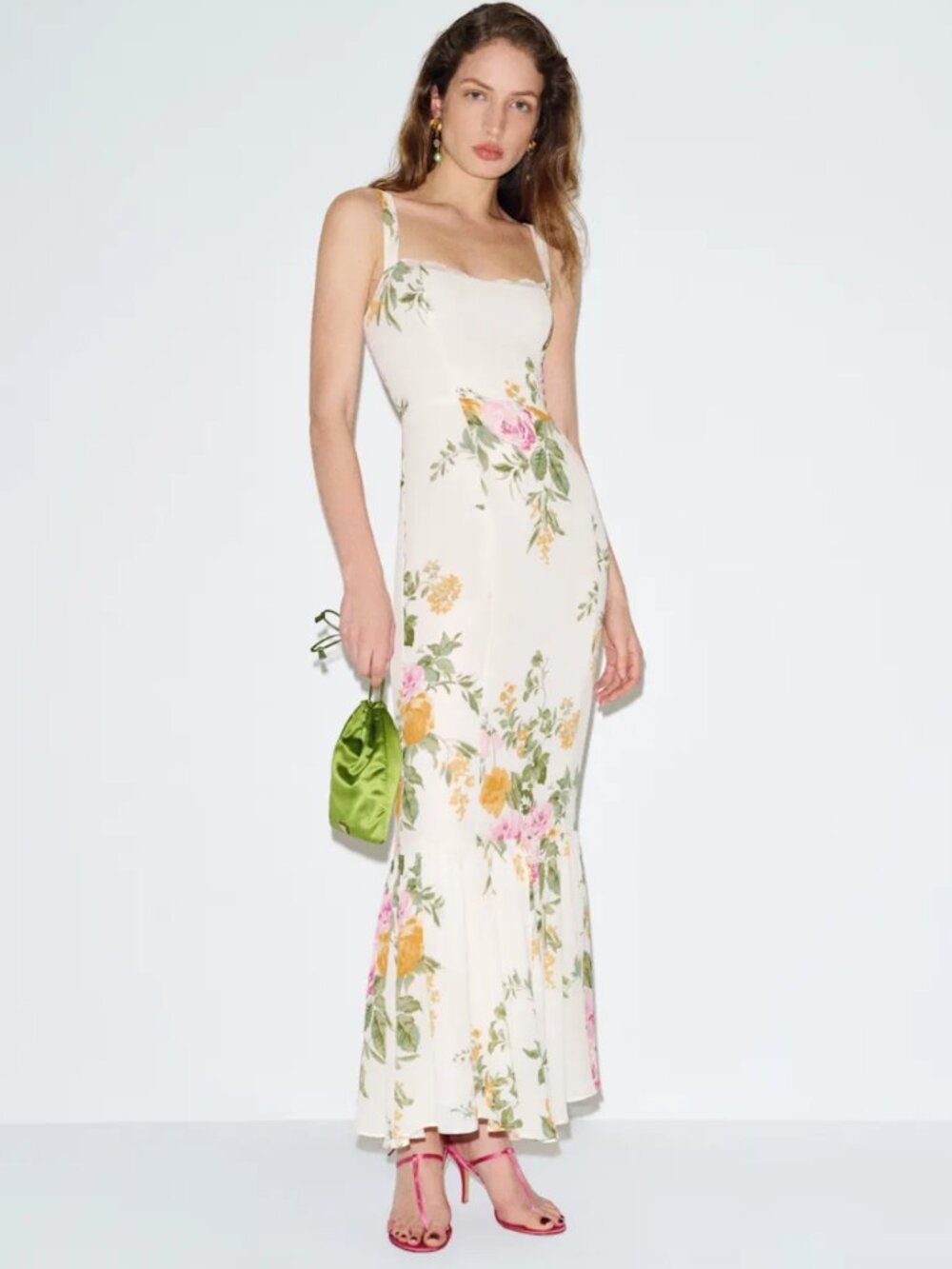 Reformation Irisa Dress Ivory - Size 0